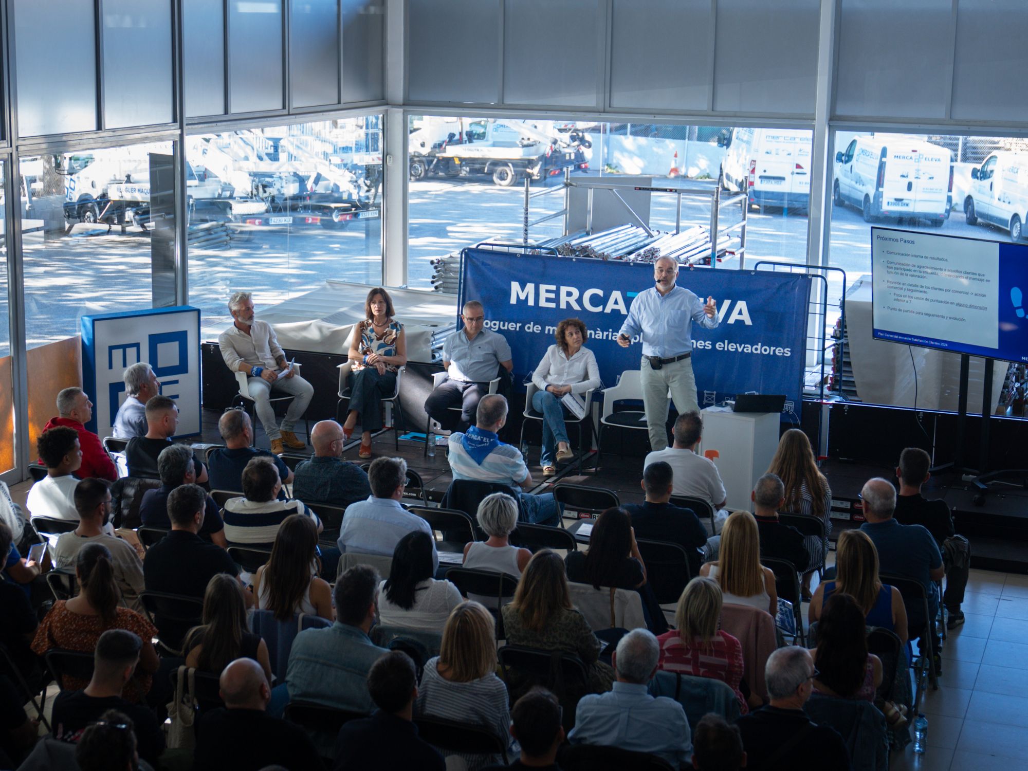 Jornada corporativa en Merca-Eleva: presentación del nuevo ERP