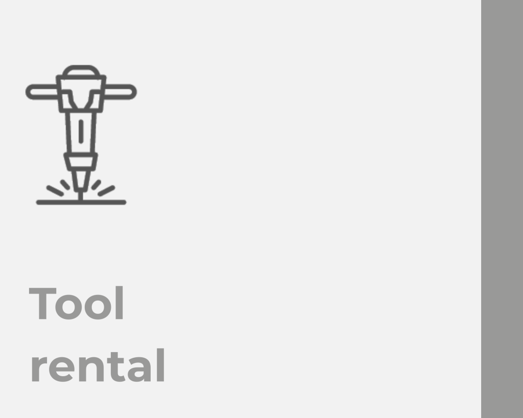 Tool rental